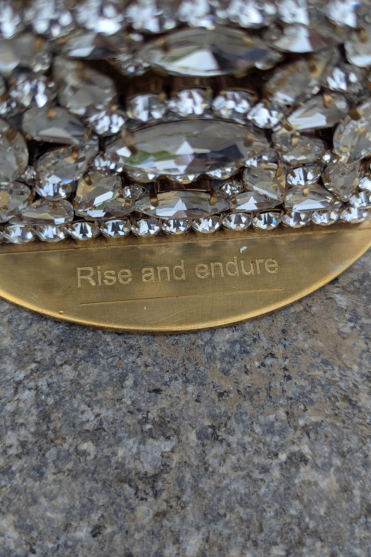 Rhinestone Decorative Obelisk with Crystal Sparkle Rhinestone decorative obelisk with crystal sparkle