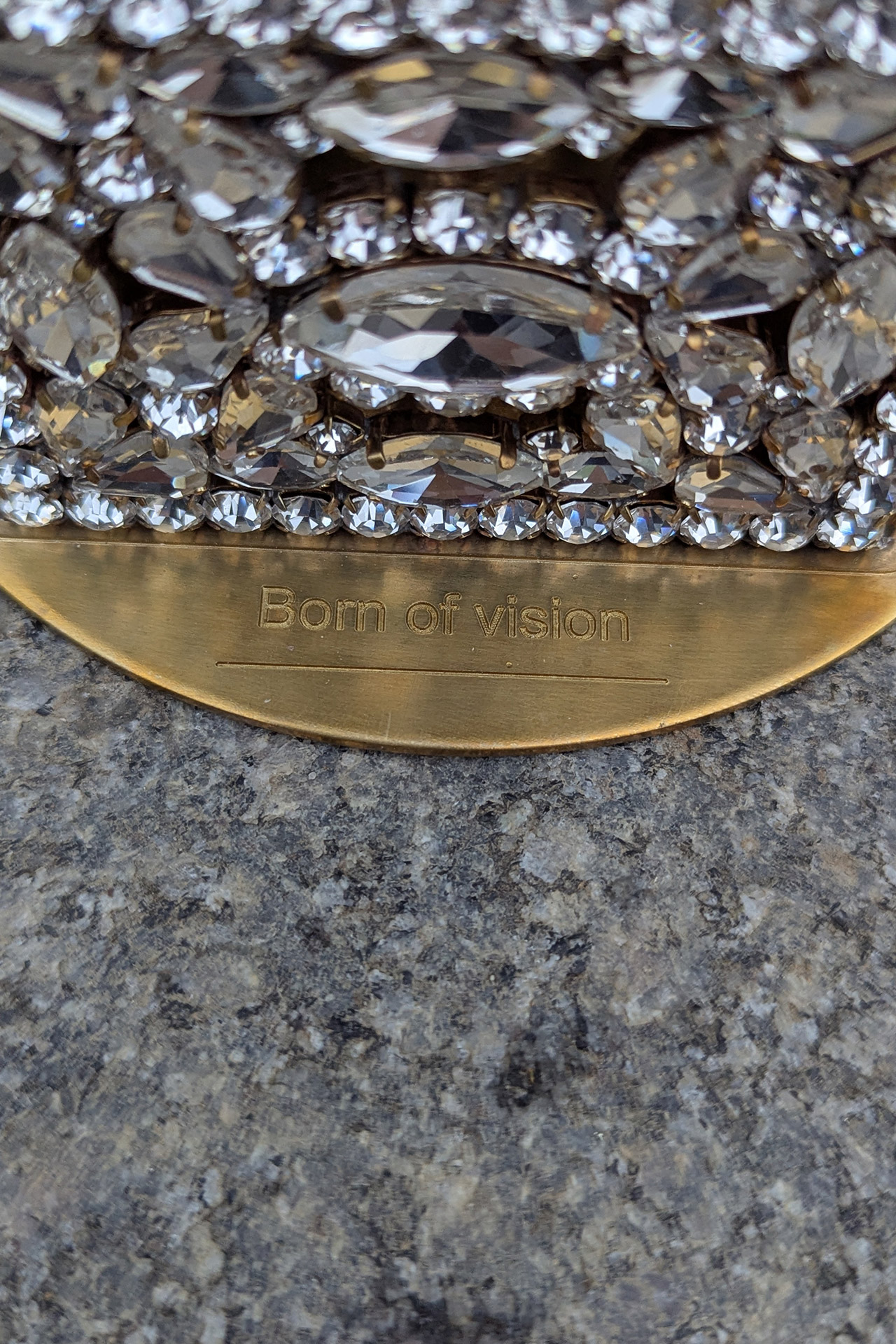 Rhinestone Decorative Obelisk with Crystal Sparkle Rhinestone decorative obelisk with crystal sparkle