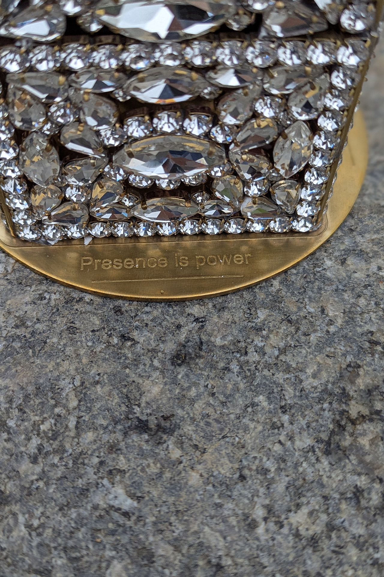 Rhinestone Decorative Obelisk with Crystal Sparkle Rhinestone decorative obelisk with crystal sparkle