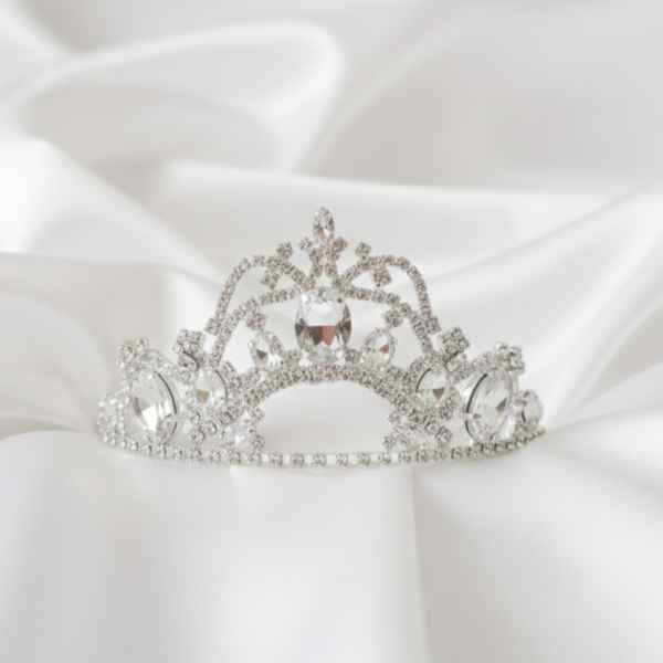 Rhinestone Tiara Crystal Hero designed by Roman Matouš at Paris Fashion Week 2026