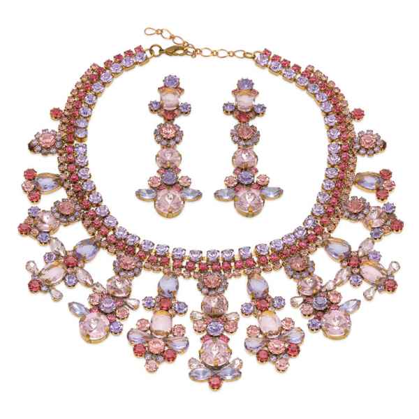 Spice Market Rhinestone necklace designed by Roman Matouš at Paris Fashion Week 2026