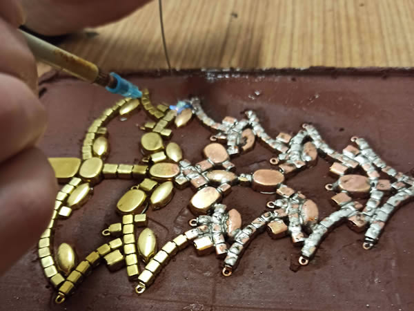 Luxury Czech Jewelry - Soldering of products