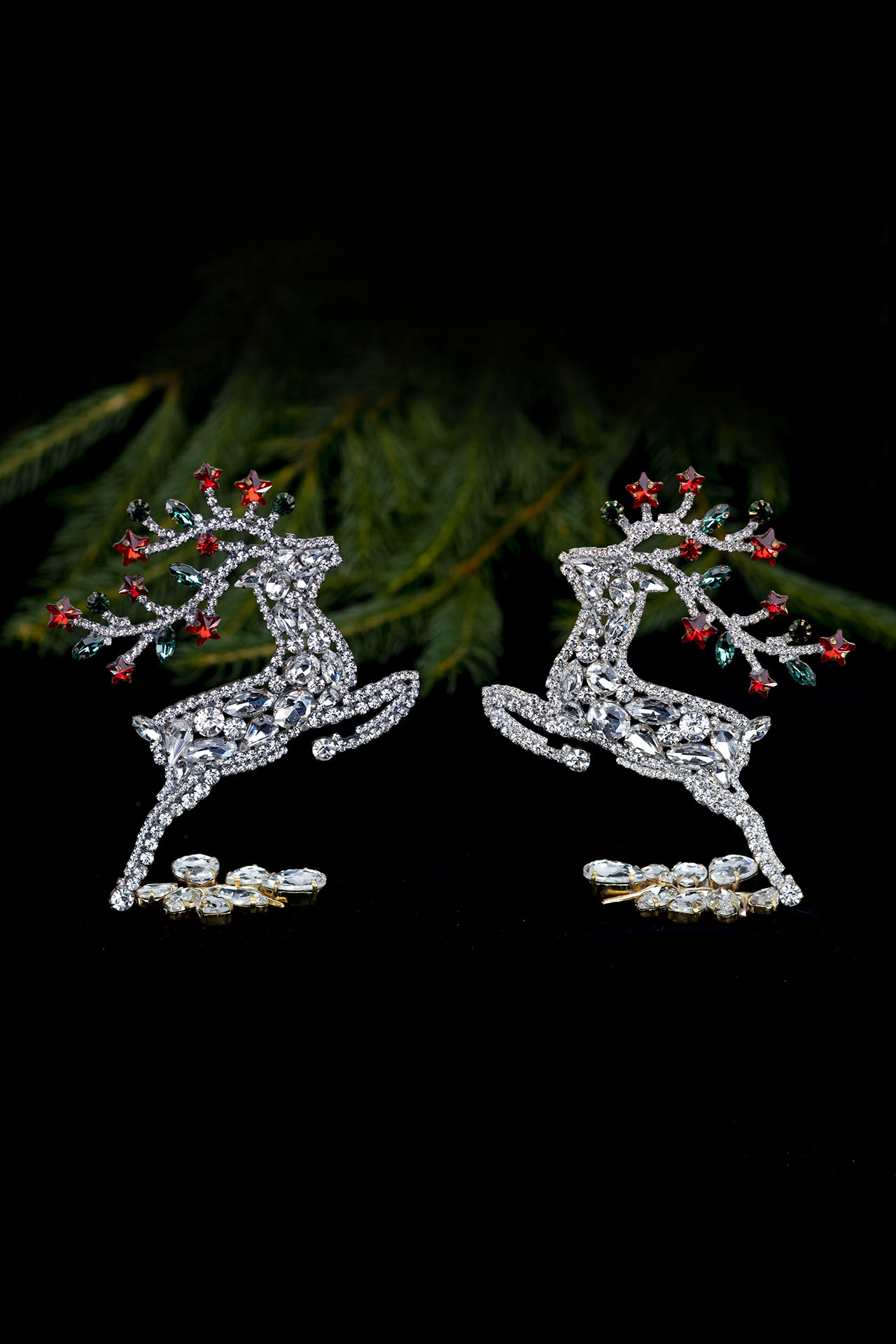 Christmas reindeers - christmas decoration in christmas colour