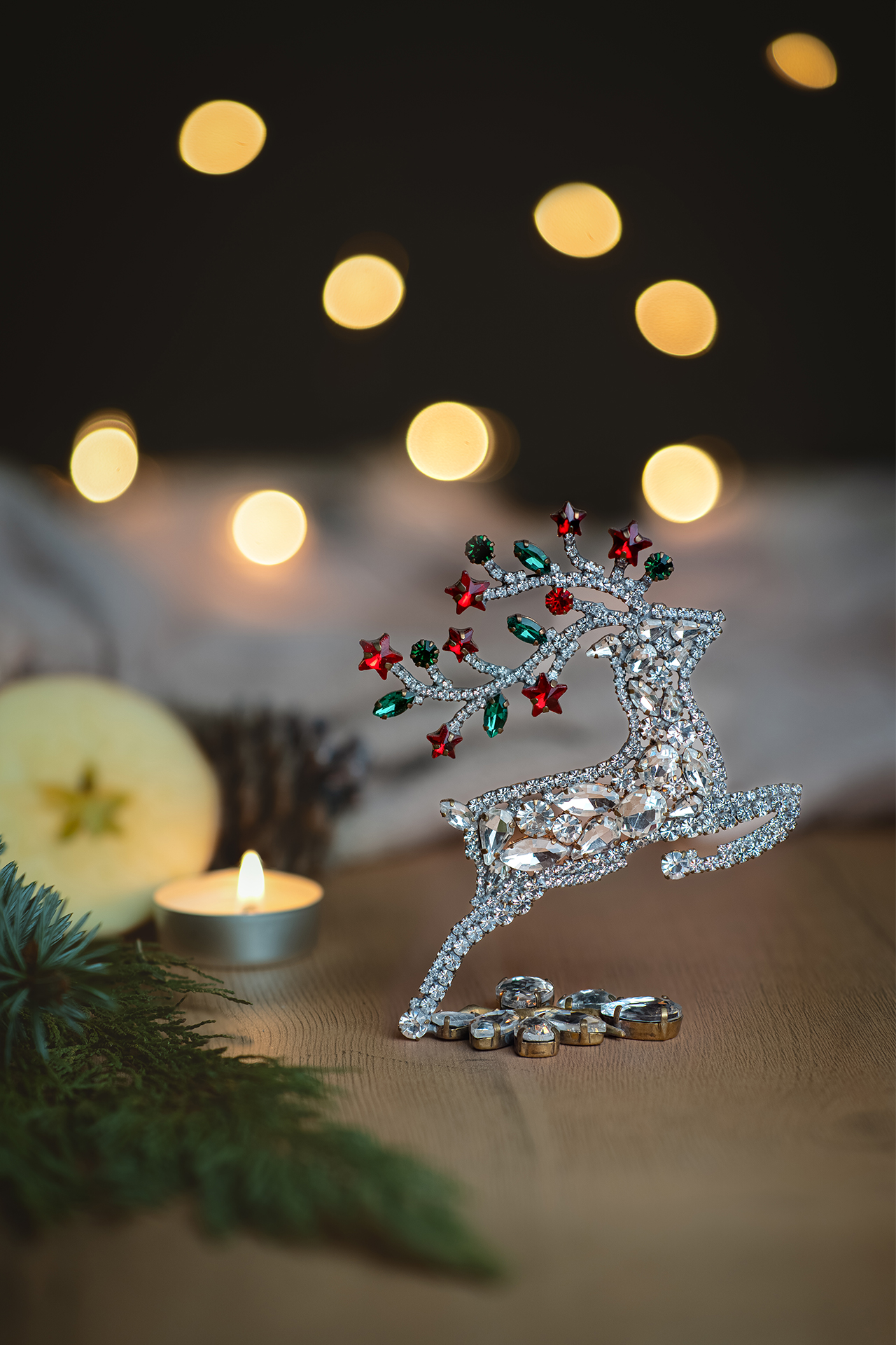 Christmas reindeer - christmas decoration in christmas colour