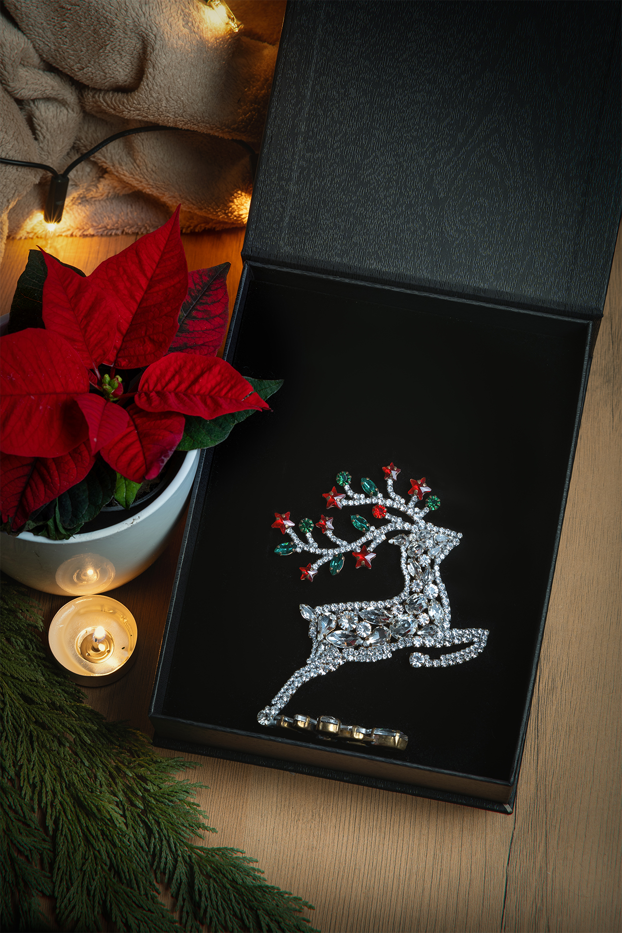 Christmas reindeer - christmas decoration in christmas colour