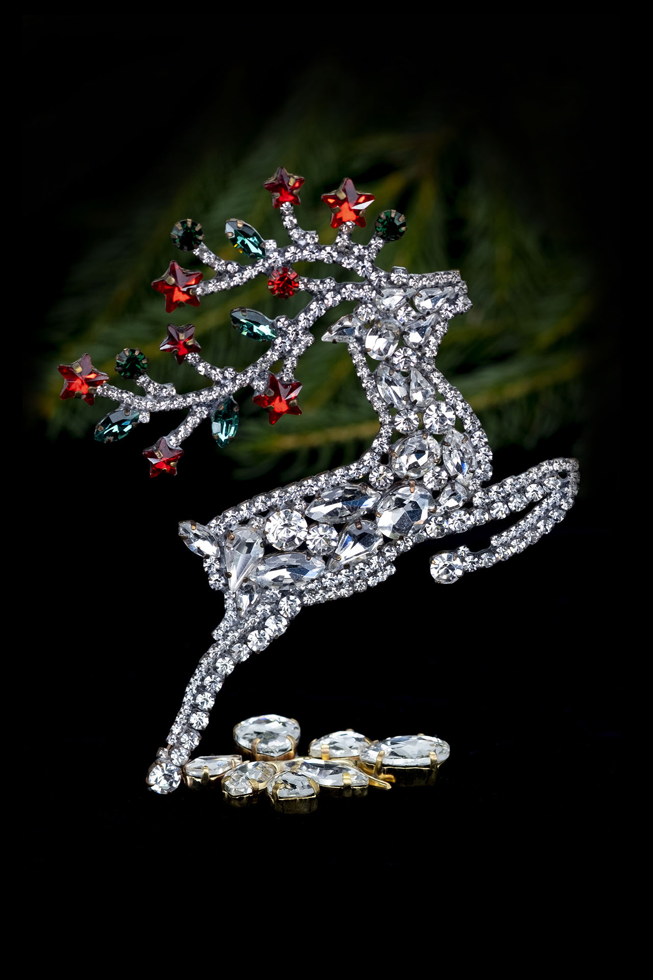 Christmas reindeer - christmas decoration in christmas colour