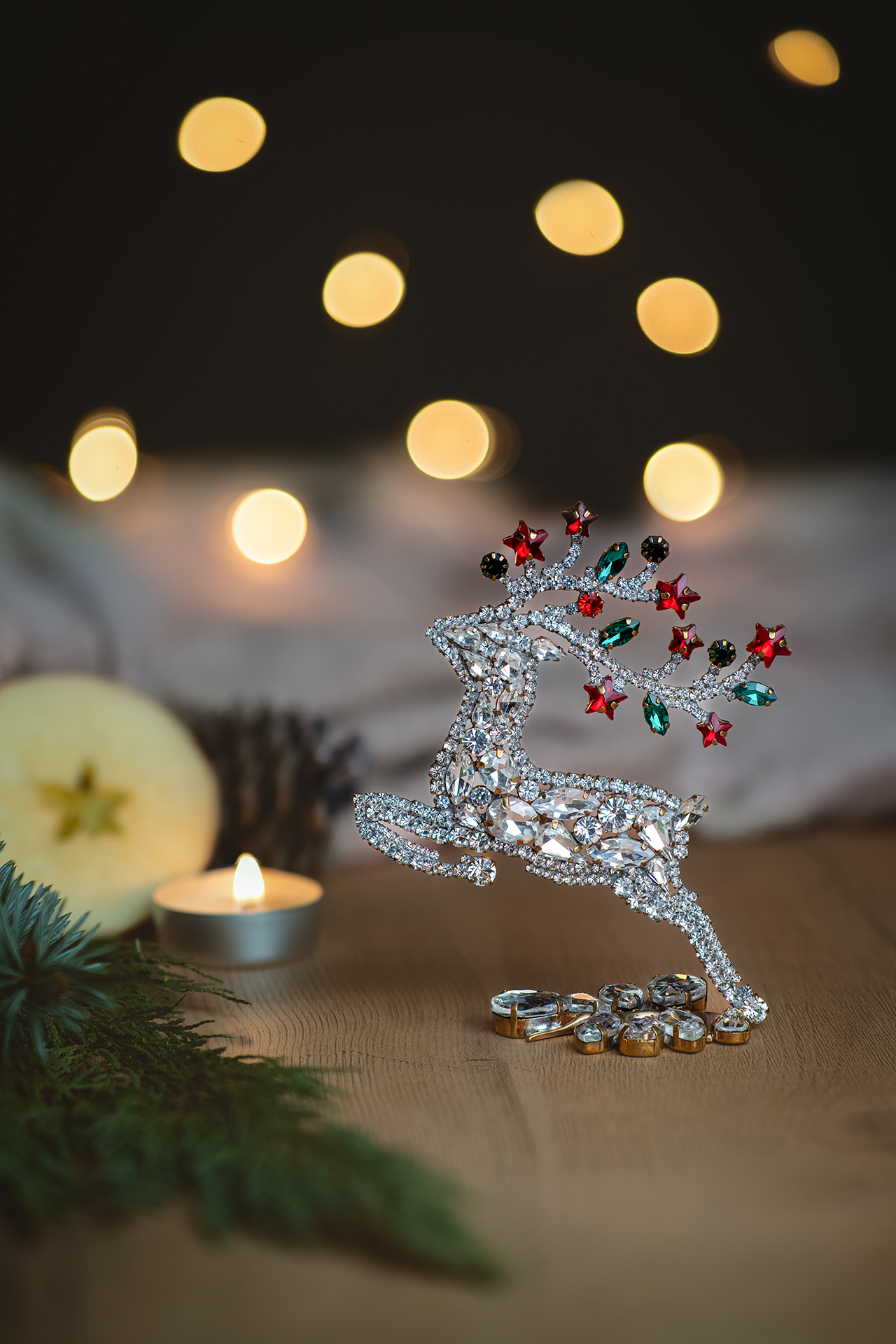 Christmas reindeer - christmas decoration in christmas colour