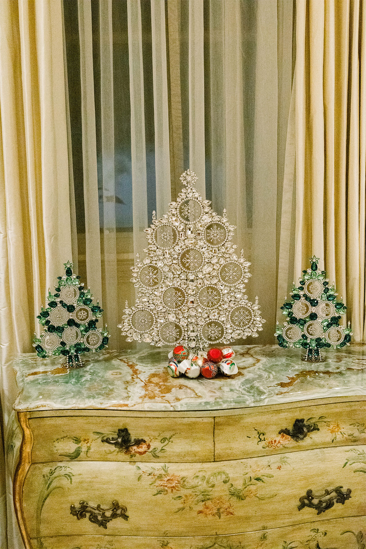 Handcrafted Christmas tree - tabletop dekoration Czech Christmas tree