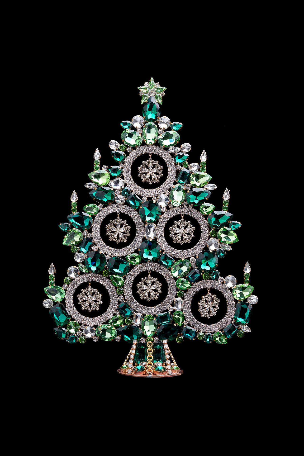 Handcrafted Christmas tree - tabletop dekoration Czech Christmas tree