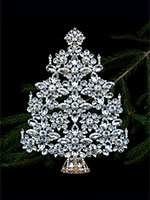 luxurious christmas tree clear