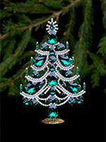 charming christmas tree green