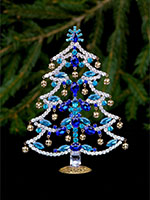 Crystal Christmas Tree for $1,320 | Clear | Luxury Czech Jewelry