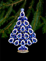 splendid christmas tree blue
