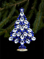 delightful christmas tree blue