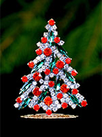 magical christmas tree festive colors
