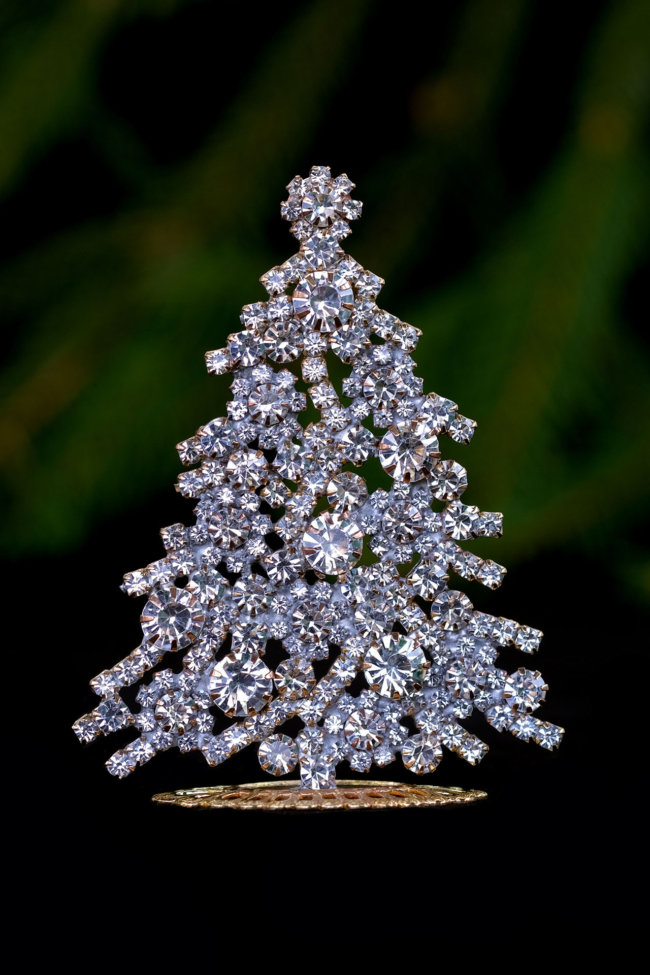 Crystal Christmas Tree for $1,320 | Clear | Luxury Czech Jewelry