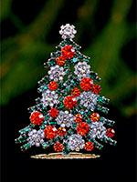 luminous christmas tree festive colors