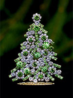 luminous christmas tree green