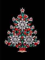 winter wonderland christmas tree festive colors