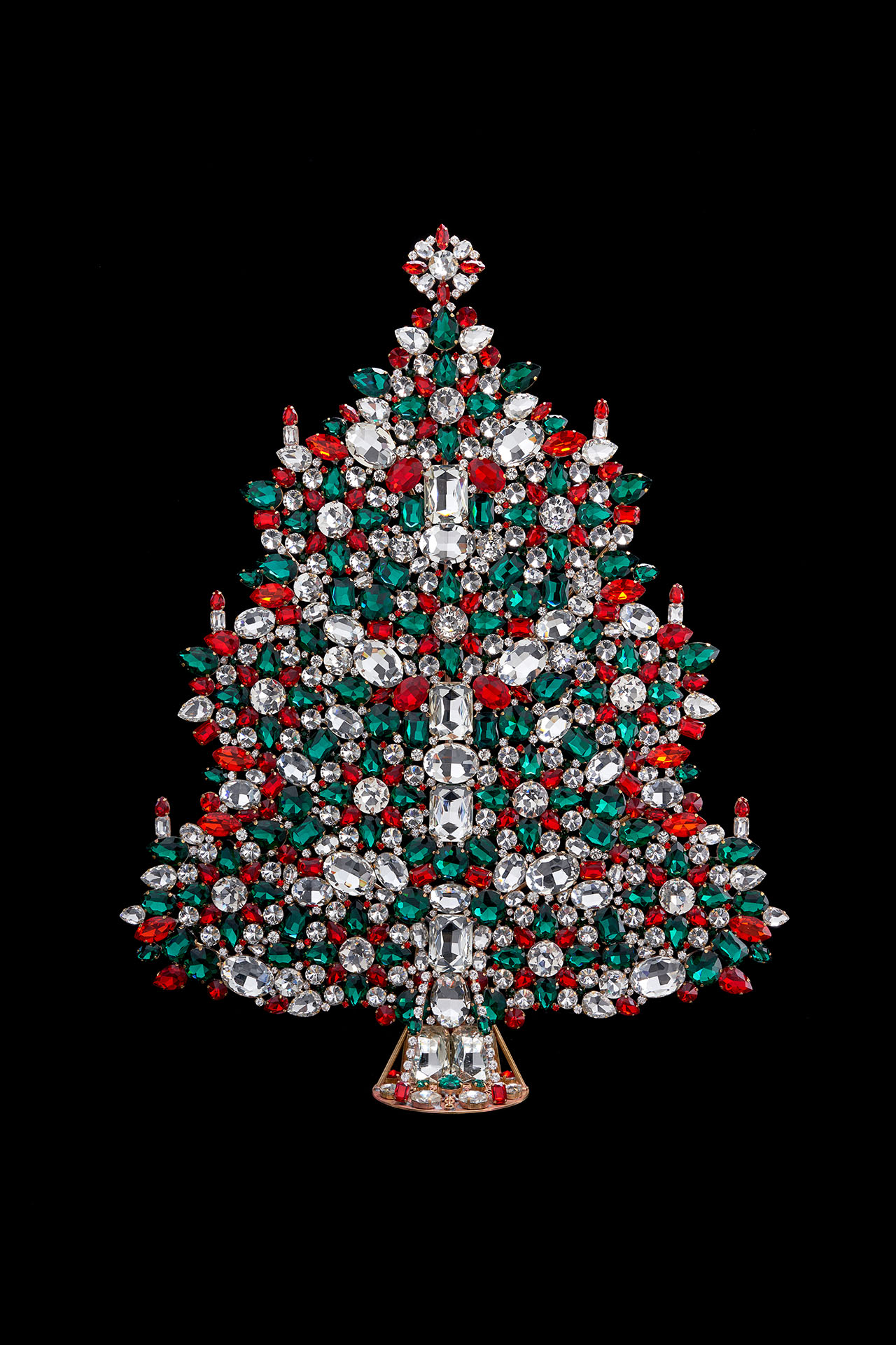 Bountiful Christmas Tree, handcrafted with tree decorations