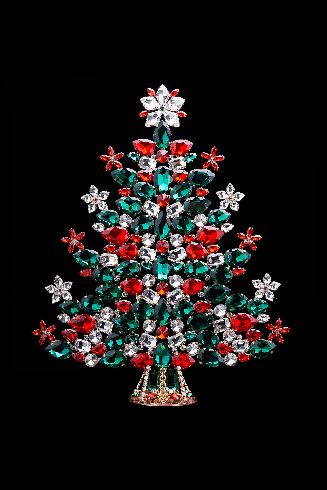 Beautiful handcrafted Symmetrical Czech Christmas Tree