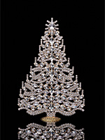 sparkling pinnacle christmas tree crystal clear