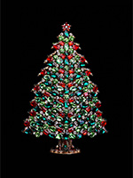 luxurious christmas tree christmas color