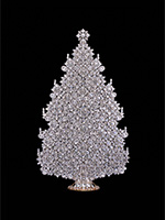 huge christmas tree crystal