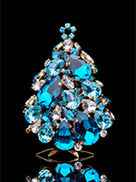 gleam christmas tree aqua color