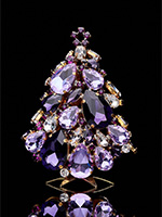 gleam christmas tree purple color