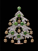 dainty dazzling christmas tree light green