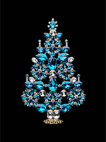 wonderous christmas tree aqua