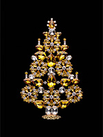 wonderous christmas tree yellow