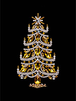 bethlehem christmas tree yellow