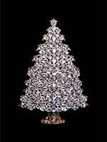 luxurious christmas tree clear