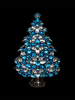 3d christmas tree aqua