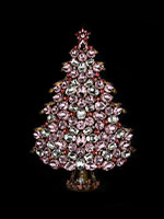 3d christmas tree pink