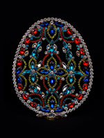 glorious crystel easter egg multicoloured