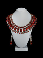 red fashion jewelry set edite