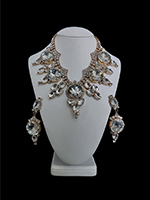 crystal vintage jewelry jewerly set taj mahal
