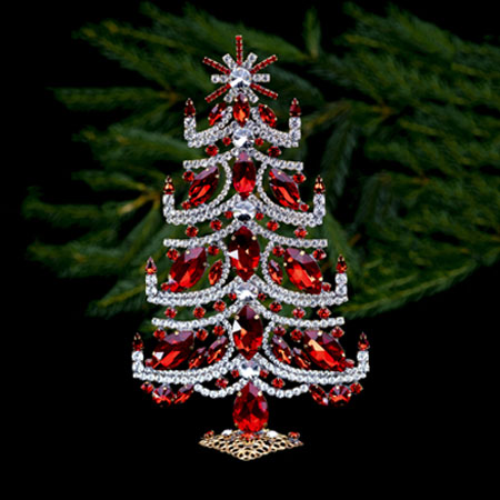 Czech Rhinestone Crystal Christmas Tree Decoration # 276 – Cydney's Antiques