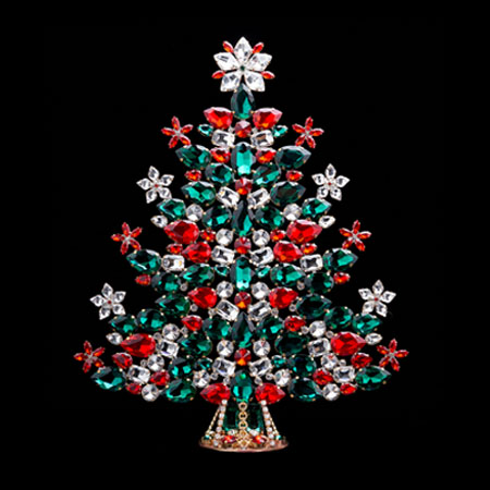 Beautiful handcrafted Symmetrical Czech Christmas Tree