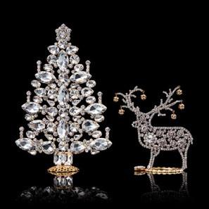Dazzling Christmas Tree (Clear) and Reindeer