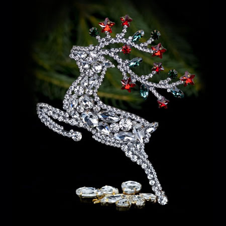 Christmas reindeer - Christmas decoration in Christmas color.