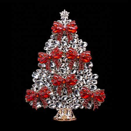 Elegant Christmas Tree for $250 | Clear | Luxury Czech Jewelry